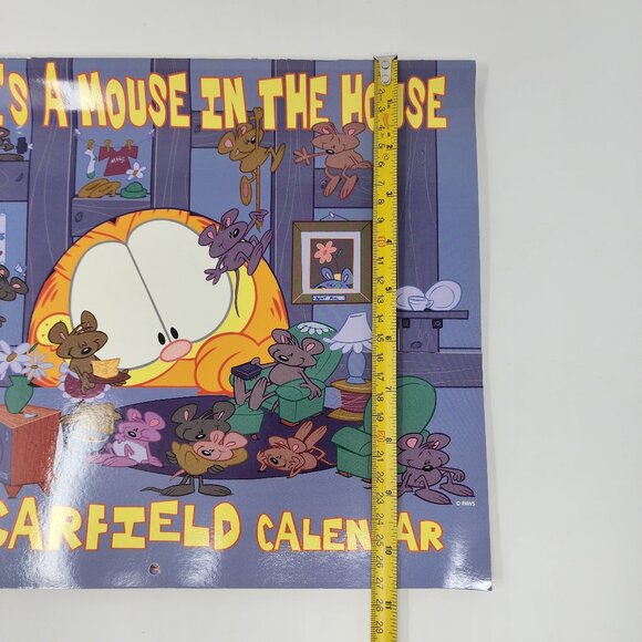 Lot of 2 Vtg 2000 & 2002 Garfield the Cat Wall Calendars 13" Colorful Comics Art - Picture 11 of 14